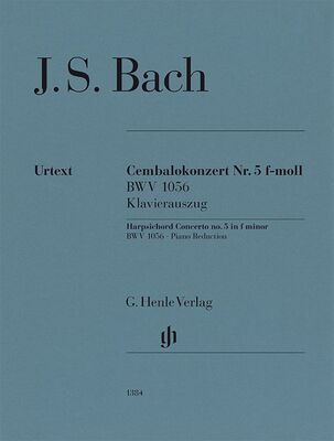BACH - HARPSICHORD CONCERTO NO 5 F MINOR BWV 1056 2P4H