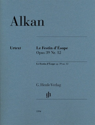 ALKAN - LE FESTIN D'ESOPE OP 39 NO 12 PIANO