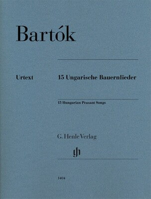 BARTOK - 15 HUNGARIAN PEASANT SONGS PIANO URTEXT