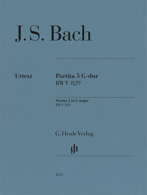 BACH - PARTITA NO 5 G MAJOR BWV 829 FOR PIANO