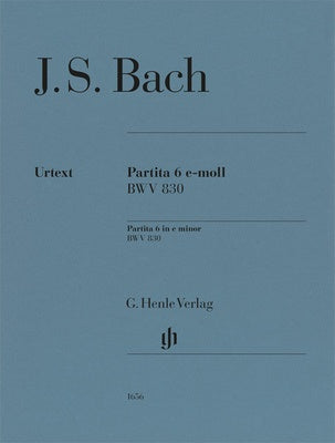 BACH - PARTITA NO 6 E MINOR BWV 830 FOR PIANO