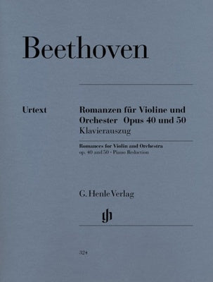 BEETHOVEN - 2 ROMANCES OP 40 G OP 50 F VIOLIN/PIANO