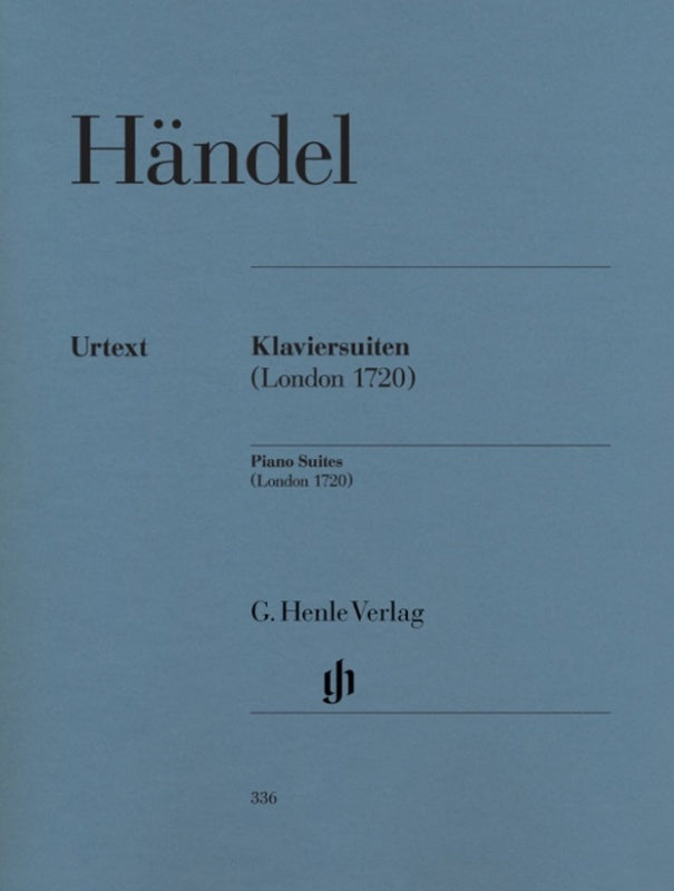 HANDEL - PIANO SUITES NOS 1 TO 8 HWV 426-433 URTEXT