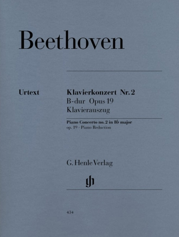 BEETHOVEN - CONCERTO NO 2 OP 19 B FLAT 2P4H