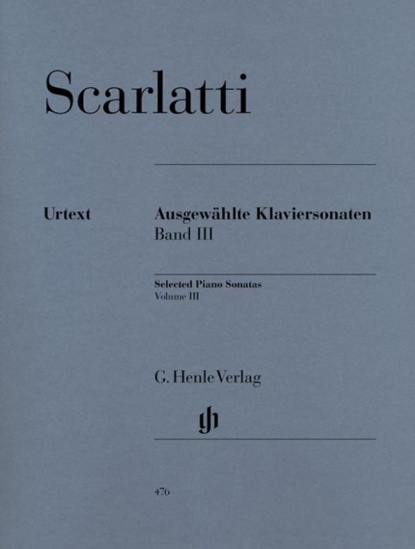 SCARLATTI - SELECTED SONATAS VOL 3 ED JOHNSSON