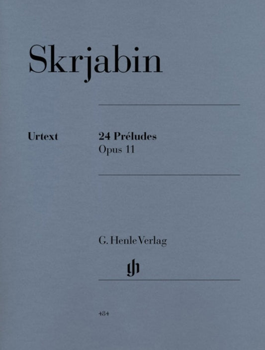 SCRIABIN - 24 PRELUDES OP 11 URTEXT