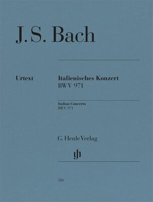 BACH - ITALIAN CONCERTO BWV 971 FOR PIANO URTEXT