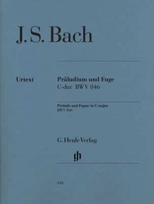 BACH - PRELUDE AND FUGUE C MAJOR BWV 846 URTEXT