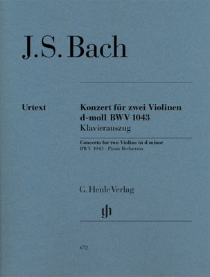 BACH - CONCERTO D MINOR BWV 1043 FOR 2 VIOLIN/PIANO