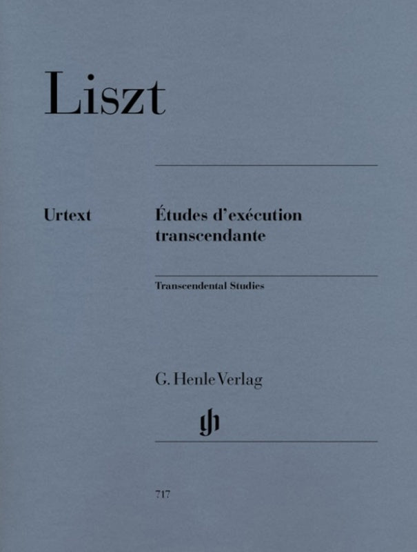 LISZT - TRANSCENDENTAL ETUDES URTEXT