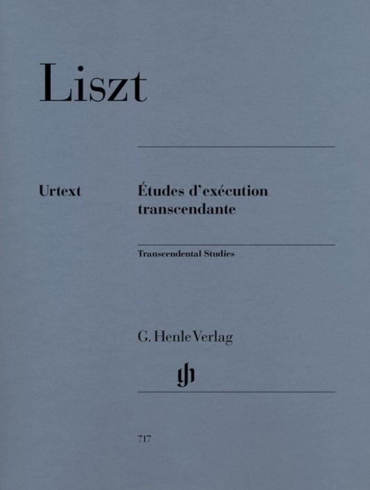 LISZT - TRANSCENDENTAL ETUDES URTEXT