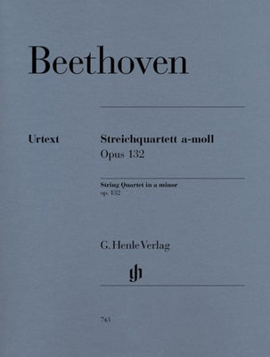 BEETHOVEN - STRING QUARTET OP 132 A MINOR URTEXT