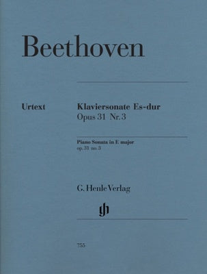 BEETHOVEN - SONATA OP 31 NO 3 E FLAT