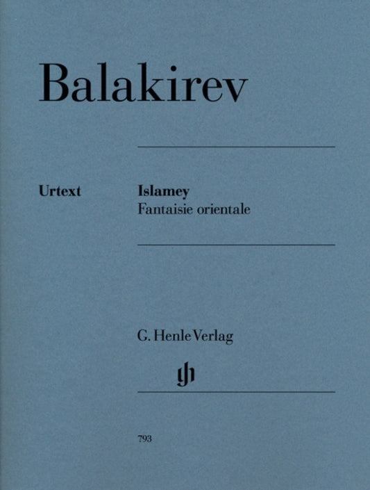 BALAKIREV - ISLAMEY FANTAISIE ORIENTALE FOR PIANO