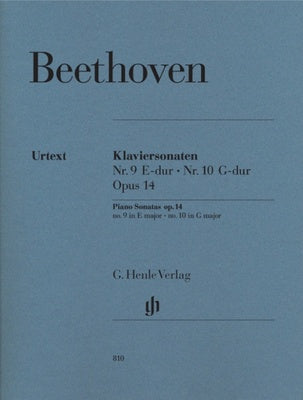 BEETHOVEN - PIANO SONATAS OP 14 NO 1 & 2 IN E AND G