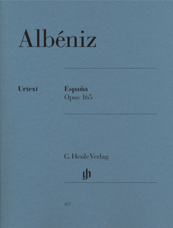 ALBENIZ - ESPANA OP 165 URTEXT