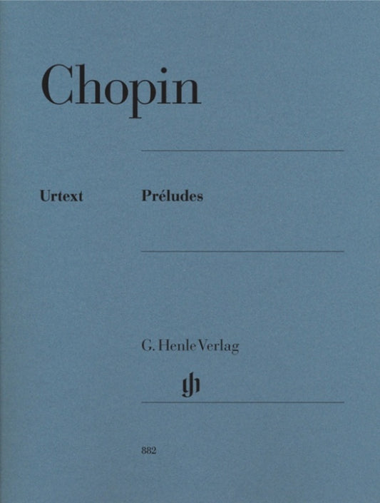 CHOPIN - PRELUDES URTEXT ED MULLEMANN PB