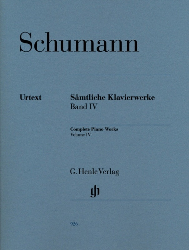 SCHUMANN - COMPLETE PIANO WORKS VOL 4