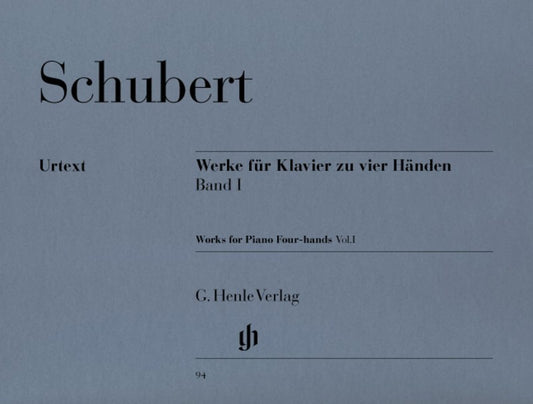 SCHUBERT - WORKS FOR PIANO 4 HANDS VOL 1 PIANO DUET