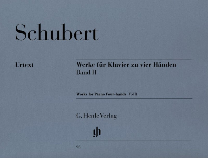 SCHUBERT - WORKS FOR PIANO 4 HANDS VOL 2 PIANO DUET