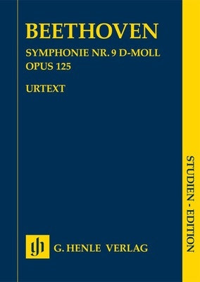BEETHOVEN - SYMPHONY NO 9 D MINOR OP 125 STUDY SCORE