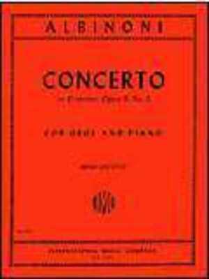 ALBINONI - CONCERTO D MINOR OP 9 NO 2 OBOE/PIANO