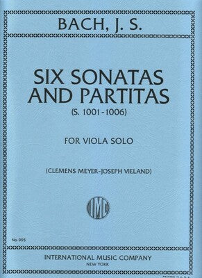 6 SONATAS AND PARTITAS ORIG VLN FOR VIOLA SOLO