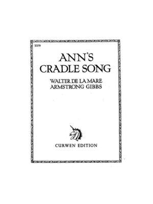ANNA CRADLE SONG VOICE/PIANO