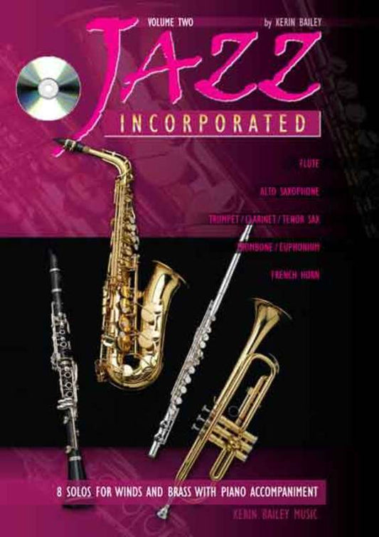 JAZZ INCORPORATED BK 2 BK/CD ALTO SAX PNO