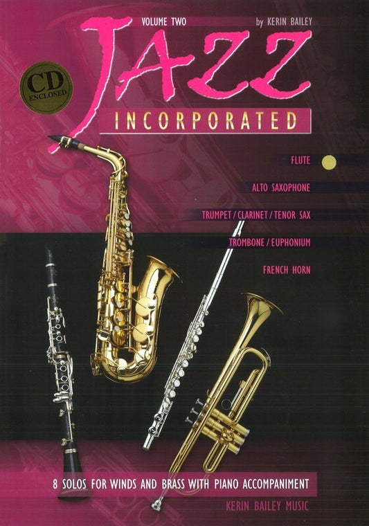 JAZZ INCORPORATED BK 2 BK/CD FLUTE/PIANO