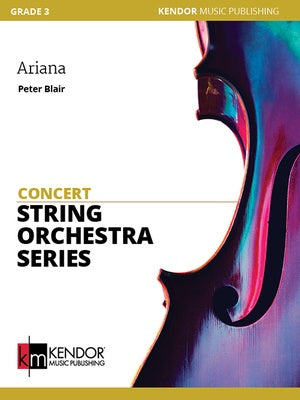ARIANA FOR STRING ORCHESTRA SO3 SC/PTS