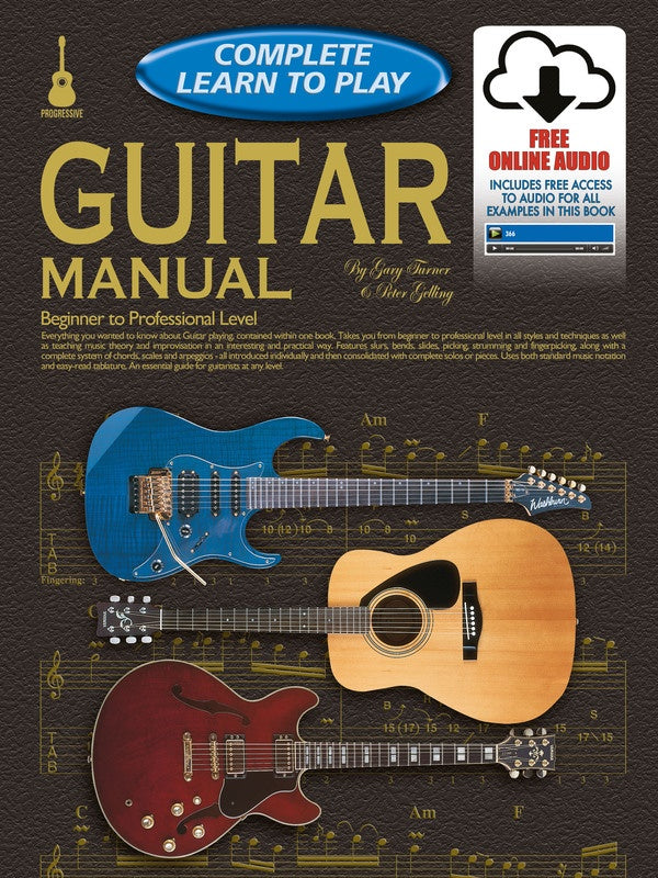 PROGRESSIVE COMPLETE LEARN TO PLAY GUITAR MANUAL BK/OLA