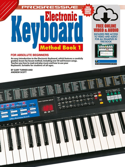 PROGRESSIVE ELECTRONIC KEYBOARD METHOD BK 1 BK/OLA