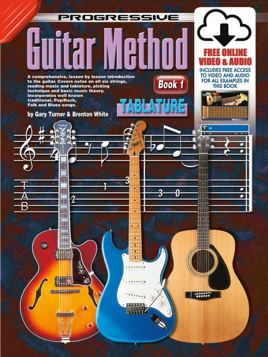 PROGRESSIVE GUITAR METHOD BK 1 WITH TAB