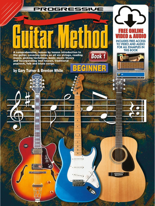 PROGRESSIVE GUITAR METHOD BK 1 BK/OLA