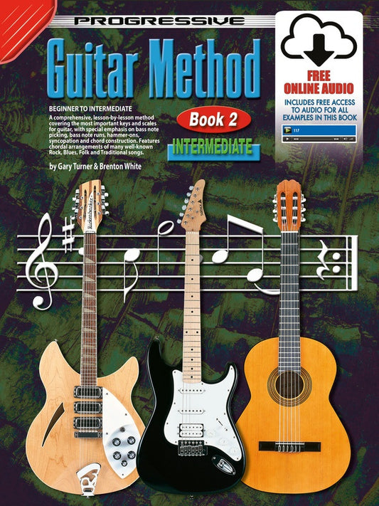 PROGRESSIVE GUITAR METHOD BK 2 BK/OLA