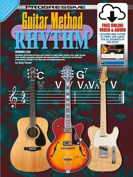 PROGRESSIVE GUITAR METHOD RHYTHM BK/OLA