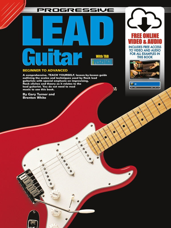 PROGRESSIVE LEAD GUITAR BK/OLA