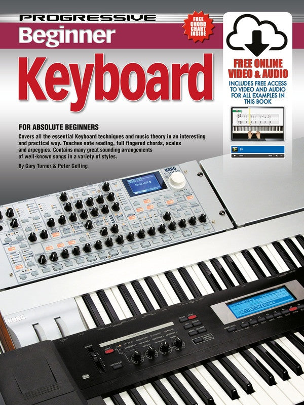 PROGRESSIVE BEGINNER KEYBOARD BK/OLM