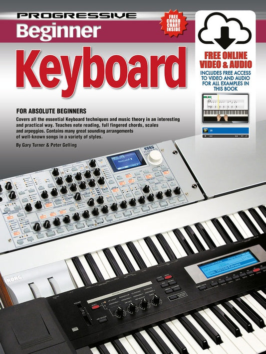 PROGRESSIVE BEGINNER KEYBOARD BK/OLM