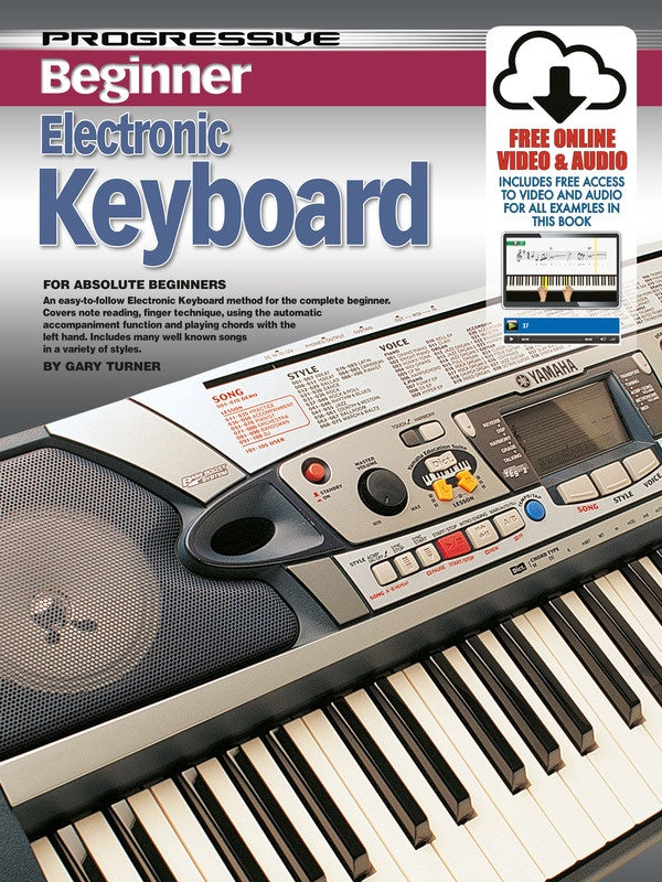 PROGRESSIVE BEGINNER ELECTRONIC KEYBOARD BK/OLA