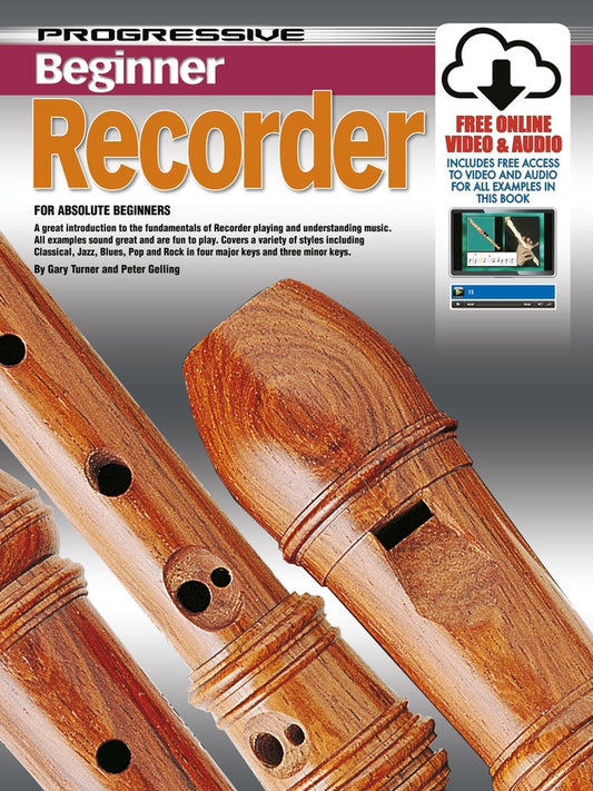 PROGRESSIVE BEGINNER RECORDER BK/OLA