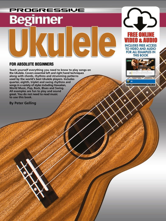 PROGRESSIVE BEGINNER UKULELE BK/OLA