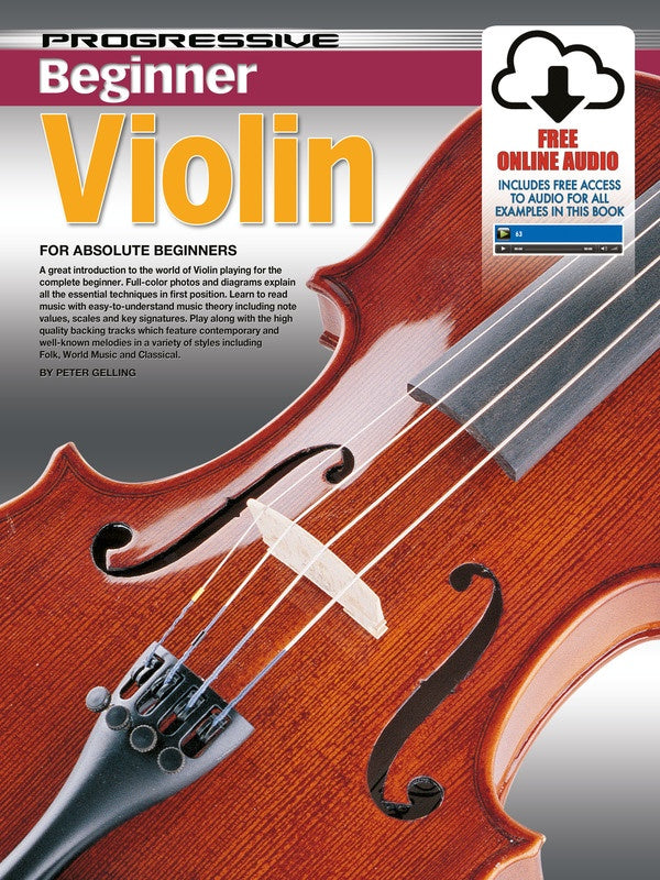 PROGRESSIVE BEGINNER VIOLIN BK/OLA