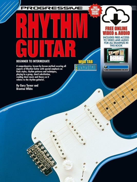 PROGRESSIVE RHYTHM GUITAR BK/OLA