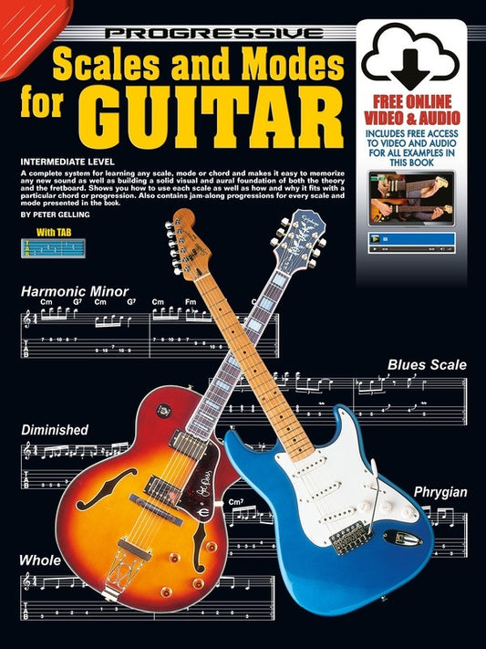 PROGRESSIVE SCALES AND MODES FOR GUITAR BK/OLA