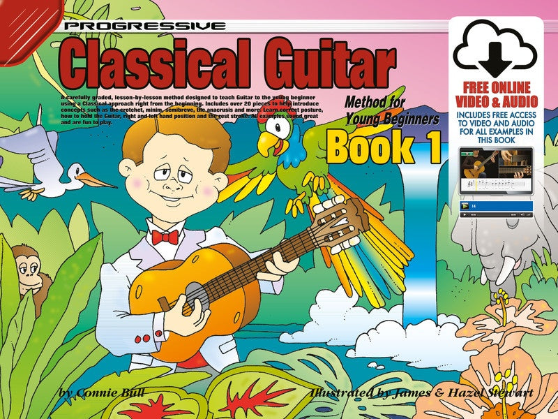 PROGRESSIVE CLASSICAL GUITAR METHOD FOR YOUNG BEGINNERS BK 1