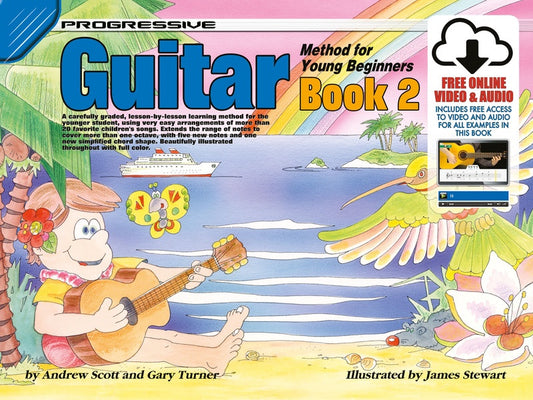 PROGRESSIVE GUITAR METHOD FOR YOUNG BEGINNERS BK 2 BK/OLA