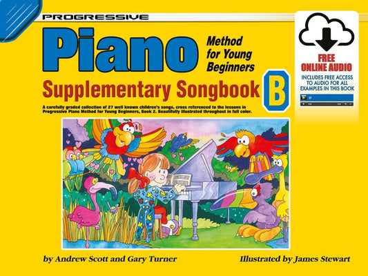 PROGRESSIVE PIANO METHOD FOR YOUNG BEGINNERS SONGBOOK B