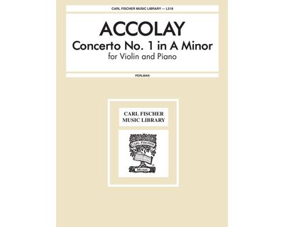 ACCOLAY - CONCERTO NO 1 A MINOR VIOLIN/PIANO ED PERLMAN